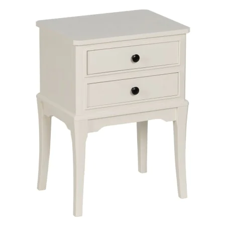 Table de Nuit Blanc Bois de pin Bois MDF 43 X 33 X 60 CM de BigBuy Home, Tables de chevet - Réf : S8806834, Prix : 140,03 €, ...