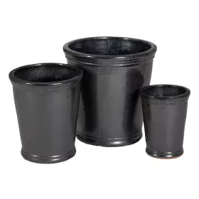 Cache-pot Céramique 46 x 46 x 47 cm (3 Unités) de BigBuy Garden, Cache-pots - Réf : S8806842, Prix : 164,75 €, Remise : %