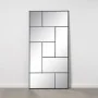 Miroir mural Noir Vertical 90 x 2 x 180 cm de BigBuy Home, Miroirs muraux - Réf : S8806843, Prix : 261,12 €, Remise : %