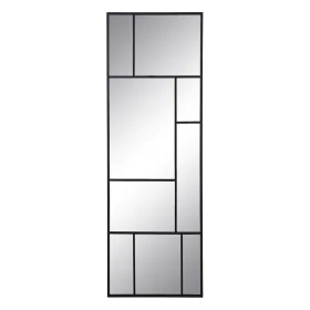 Miroir mural Noir Vertical 50 x 2 x 150 cm de BigBuy Home, Miroirs muraux - Réf : S8806844, Prix : 151,01 €, Remise : %