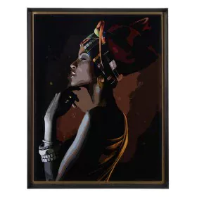 Toile Noir Africaine 84 X 4 X 106 CM de BigBuy Home, Impressions sur toile - Réf : S8806845, Prix : 181,33 €, Remise : %