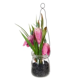 Planta Decorativa Poliéster Polietileno Hierro 7 x 7 x 20 cm de BigBuy Home, Plantas - Ref: S8806857, Precio: 5,45 €, Descuen...