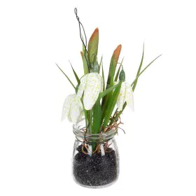 Decorative Plant Polyester Polyethylene Iron 7 x 7 x 20 cm by BigBuy Home, Artificial Plants - Ref: S8806858, Price: 5,45 €, ...