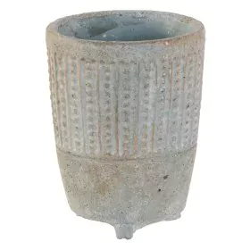 Macetero Gris Cemento 12,5 X 12,5 X 16 CM de BigBuy Garden, Maceteros - Ref: S8806861, Precio: 5,14 €, Descuento: %