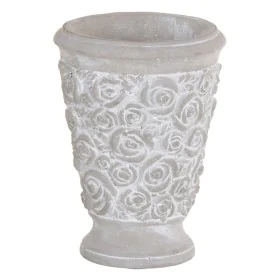 Cache-pot Gris Ciment 13 x 13 x 17,5 cm de BigBuy Garden, Cache-pots - Réf : S8806862, Prix : 7,05 €, Remise : %