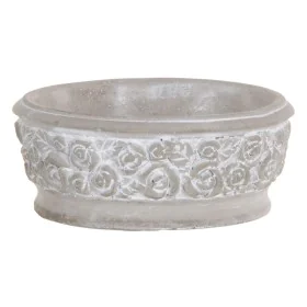 Planter Grey Cement 17 x 17 x 7 cm by BigBuy Garden, Cachepots - Ref: S8806864, Price: 5,05 €, Discount: %