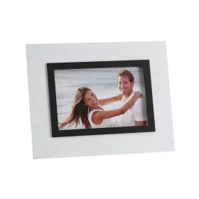 Fotorahmen Weiß Schwarz Kristall polystyrol 10 x 15 cm 22 X 1,5 X 17 CM von BigBuy Home, Wand- und Tischrahmen - Ref: S880690...