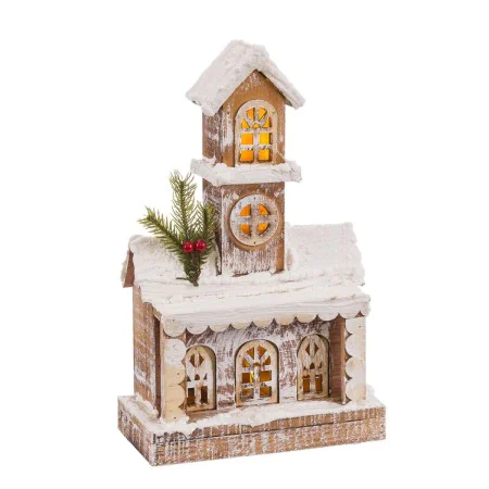 Accesoires pour crèche de Noël Naturel Église 22 X 11 X 36 CM de BigBuy Home, Noël - Réf : S8806932, Prix : 23,39 €, Remise : %