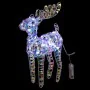 Lighting decoration Silver Reindeer 24 X 10 X 41 CM by BigBuy Home, Christmas - Ref: S8806948, Price: 20,09 €, Discount: %