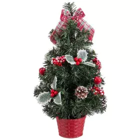 Albero di Natale Rosso Verde PVC Ananas 26 x 26 x 50 cm di BigBuy Home, Natale - Rif: S8806955, Prezzo: 13,60 €, Sconto: %