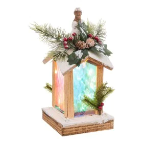 Lantern Wood 15 x 15 x 32 cm by BigBuy Home, Candelabras and candle holders - Ref: S8806962, Price: 23,51 €, Discount: %