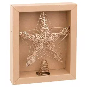 Christmas star Gold Metal 25 x 5,5 x 30 cm by BigBuy Home, Christmas - Ref: S8806970, Price: 13,20 €, Discount: %