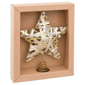 Stella di Natale Oro Metallo 25 x 5,5 x 30 cm di BigBuy Home, Natale - Rif: S8806971, Prezzo: 13,20 €, Sconto: %