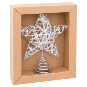 Étoile de Noël Argenté Métal 20 x 6 x 25 cm de BigBuy Home, Noël - Réf : S8806973, Prix : 10,08 €, Remise : %