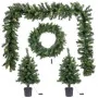 Albero di Natale Verde PVC 80 x 50 x 18 cm (4 Unità) di BigBuy Home, Natale - Rif: S8807024, Prezzo: 116,45 €, Sconto: %