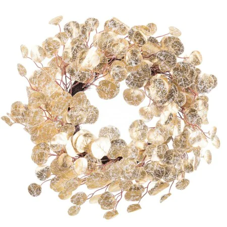 Couronne de Noël Doré Plastique 45 x 8 x 45 cm de BigBuy Home, Noël - Réf : S8807057, Prix : 41,29 €, Remise : %