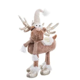 Figure Natural Deer 22 x 20 x 40 cm by BigBuy Home, Christmas - Ref: S8807061, Price: 22,45 €, Discount: %