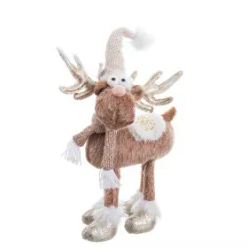 Figurine Naturel Cerf 22 x 20 x 40 cm de BigBuy Home, Noël - Réf : S8807061, Prix : 22,45 €, Remise : %