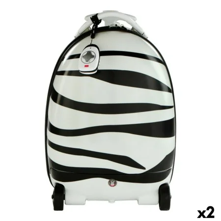 Mochila Trólei Rastar Infantil Telecomando Zebra 2,4 GHz 34 x 48 x 27,5 cm (2 Unidades) de Rastar, Mochilas infantis - Ref: S...