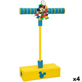 Pogospringer Mickey Mouse 3D Gelb Für Kinder (4 Stück) von Mickey Mouse, Springende Pogos und springende Bälle - Ref: S890082...