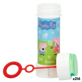 Bubble blower Peppa Pig 60 ml 3,7 x 11,5 x 3,7 cm (216 Units) by Peppa Pig, Bubble-Making Toys - Ref: S8900886, Price: 114,25...