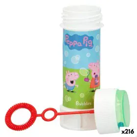 Bolle di Sapone Peppa Pig 60 ml 3,7 x 11,5 x 3,7 cm (216 Unità) di Peppa Pig, Bolle di sapone - Rif: S8900886, Prezzo: 114,25...