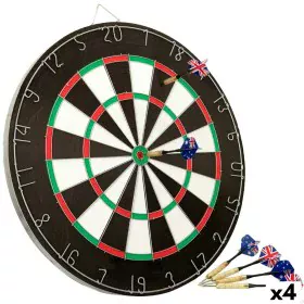 Zielscheibe Aktive 45 x 45 x 3 cm (4 Stück) von Aktive, Klassische Dartboards - Ref: S8900955, Preis: 41,84 €, Rabatt: %