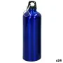 Botella de Agua Aktive 750 ml Mosquetón Aluminio 7 x 25 x 7 cm (24 Unidades) de Aktive, Cantimploras y botellas de agua - Ref...