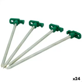 Camping peg Aktive 25 cm 4 Pieces Ø 8 mm (24 Units) by Aktive, Tent Pegs - Ref: S8900976, Price: 36,77 €, Discount: %