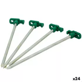 Estacas para campismo Aktive 25 cm 4 Peças Ø 8 mm (24 Unidades) de Aktive, Estacas - Ref: S8900976, Preço: 39,71 €, Desconto: %