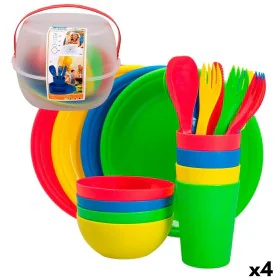 Picnic set Aktive 22,5 x 1,5 x 22,5 cm polypropylene (4 Units) by Aktive, Sets - Ref: S8900982, Price: 42,34 €, Discount: %