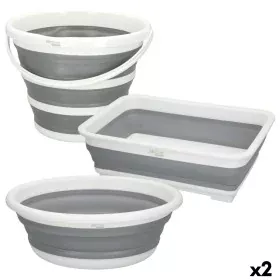 Set de cubos Aktive Plegable 2 Unidades de Aktive, Vajilla de exteriores - Ref: S8900988, Precio: 40,89 €, Descuento: %