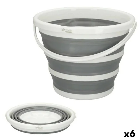 Bucket Aktive 10 L 6 Units by Aktive, Outdoor dinnerware - Ref: S8900990, Price: 35,77 €, Discount: %