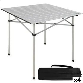 Table Piable Aktive Argenté Aluminium 70 x 70 x 70 cm (4 Unités) de Aktive, Tables - Réf : S8901001, Prix : 123,42 €, Remise : %