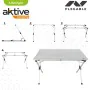 Table Piable Aktive Argenté Aluminium 110 x 70 x 70 cm (4 Unités) de Aktive, Tables - Réf : S8901002, Prix : 209,26 €, Remise...