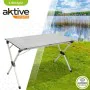 Table Piable Aktive Argenté Aluminium 110 x 70 x 70 cm (4 Unités) de Aktive, Tables - Réf : S8901002, Prix : 209,26 €, Remise...