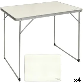 Mesa Plegable Aktive Blanco 80 x 70 x 60 cm (4 Unidades) de Aktive, Mesas - Ref: S8901013, Precio: 102,08 €, Descuento: %