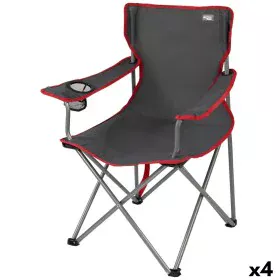 Camping Klappstuhl Aktive Dunkelgrau 45 x 82 x 47 cm (4 Stück) von Aktive, Stühle - Ref: S8901019, Preis: 52,34 €, Rabatt: %