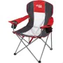 Foldable Camping Chair Aktive Dark grey Red 56 x 98 x 59 cm (4 Units) by Aktive, Chairs - Ref: S8901021, Price: 77,34 €, Disc...