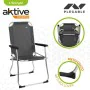 Chaise de camping pliante Aktive Gris foncé 45 x 91 x 47 cm (6 Unités) de Aktive, Chaises - Réf : S8901025, Prix : 149,86 €, ...