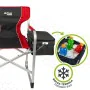 Chaise de camping pliante Aktive Gris Rouge 61 x 92 x 52 cm (2 Unités) de Aktive, Chaises - Réf : S8901037, Prix : 120,19 €, ...