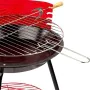 Barbacoa Portátil Aktive Madera Hierro Ø 38 cm 37 x 61 x 45 cm (6 Unidades) Rojo de Aktive, Barbacoas portátiles - Ref: S8901...