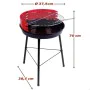 Barbecue Portable Aktive Bois Fer 37,5 x 70 x 38,5 cm (4 Unités) Rouge de Aktive, Barbecues portatifs - Réf : S8901040, Prix ...