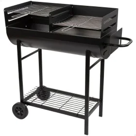 Coal Barbecue with Wheels Aktive Plastic Enamelled Metal 97 x 96 x 42 cm Black by Aktive, Outdoor barbecues - Ref: S8901044, ...