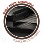 Barbecue a Carboni con Ruote Aktive Plastica Metallo smaltato 97 x 96 x 42 cm Nero di Aktive, Barbecue all'aperto - Rif: S890...