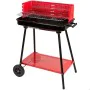 Holzkohlegrill mit Rädern Aktive Stahl Kunststoff Emailliertes Metall 66 x 85 x 44 cm Rot von Aktive, Barbecues im Freien - R...