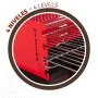 Barbecue a Carboni con Ruote Aktive Acciaio Plastica Metallo smaltato 66 x 85 x 44 cm Rosso di Aktive, Barbecue all'aperto - ...