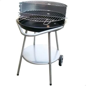 Barbecue a Carboni con Ruote Aktive Metallo smaltato 51 x 82 x 51 cm Nero di Aktive, Barbecue all'aperto - Rif: S8901049, Pre...