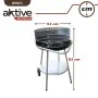 Holzkohlegrill mit Rädern Aktive Emailliertes Metall 51 x 82 x 51 cm Schwarz von Aktive, Barbecues im Freien - Ref: S8901049,...