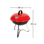 Barbecue Portable Aktive Enamelled Metal Ø 36 cm 36 x 44 x 36 cm (4 Units) Red by Aktive, Portable barbecues - Ref: S8901051,...